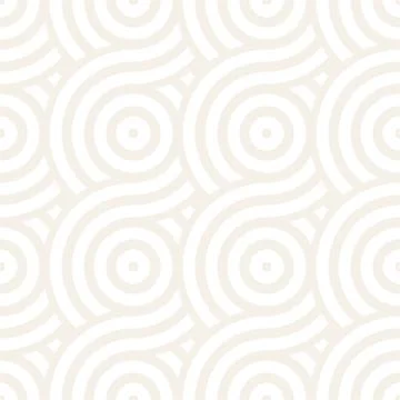 Vector seamless geometric pattern composed with circles and lines. Modern s.. Illustrazione stock