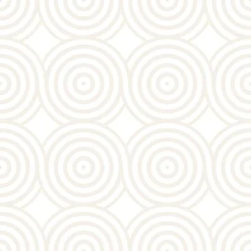Vector seamless geometric pattern composed with circles and lines. Modern s.. Stock Illustration