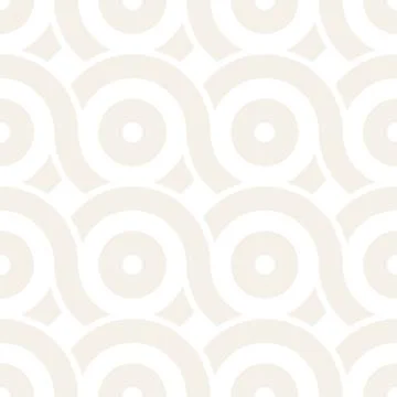 Vector seamless geometric pattern composed with circles and lines. Modern s.. Illustrazione stock