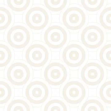 Vector seamless geometric pattern composed with circles and lines. Modern s.. Stock Illustration