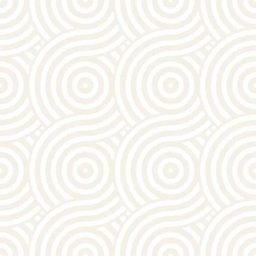 Vector seamless geometric pattern composed with circles and lines. Modern s.. Stock Illustration