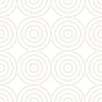 Vector seamless geometric pattern composed with circles and lines. Modern s.. Stock Illustration