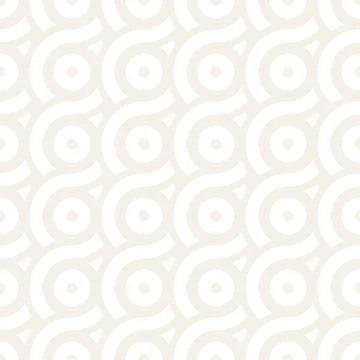 Vector seamless geometric pattern composed with circles and lines. Modern s.. 스톡 일러스트