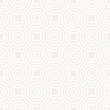 Vector seamless geometric pattern composed with circles and lines. Modern s.. Stock Illustration