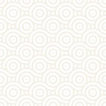 Vector seamless geometric pattern composed with circles and lines. Modern s.. Stock Illustration