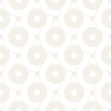 Vector seamless geometric pattern composed with circles and lines. Modern sty Stock Illustration