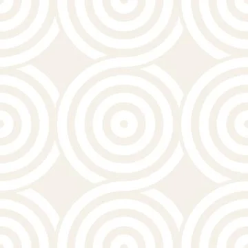 Vector seamless geometric pattern composed with circles and lines. Modern sty Stock Illustration