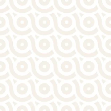 Vector seamless geometric pattern composed with circles and lines. Modern sty Illustrazione stock