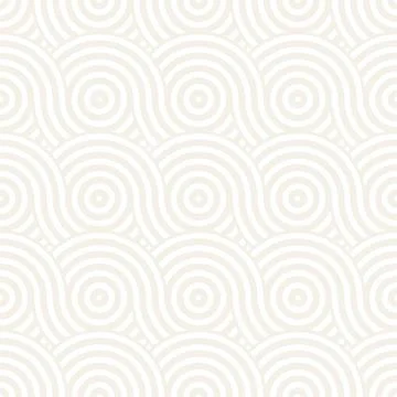 Vector seamless geometric pattern composed with circles and lines. Modern sty Stock Illustration