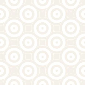 Vector seamless geometric pattern composed with circles and lines. Modern sty Stock Illustration