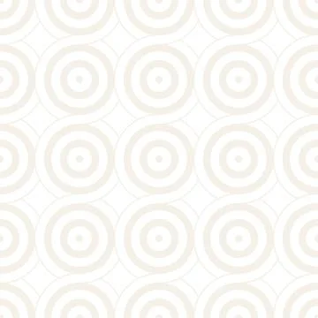 Vector seamless geometric pattern composed with circles and lines. Modern sty Stock Illustration