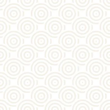Vector seamless geometric pattern composed with circles and lines. Modern sty Illustrazione stock