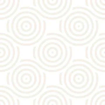 Vector seamless geometric pattern composed with circles and lines. Modern sty Illustrazione stock