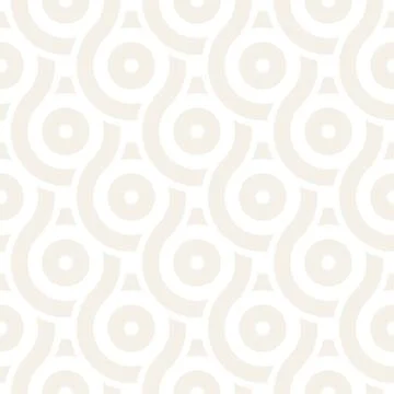 Vector seamless geometric pattern composed with circles and lines. Modern sty 스톡 일러스트