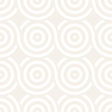 Vector seamless geometric pattern composed with circles and lines. Modern sty Illustrazione stock