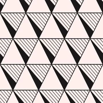 Vector seamless geometric pattern - contemporary color design. Endless art deco Stock Illustration