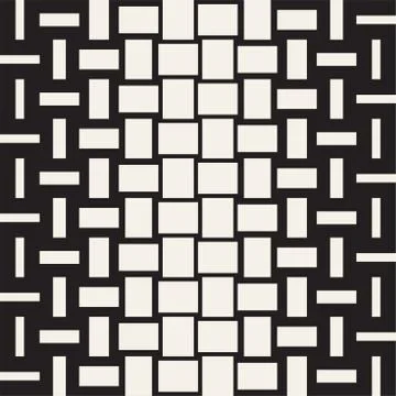 Vector Seamless Geometric Pattern. Halftone gradient color transition. Wove.. 스톡 일러스트
