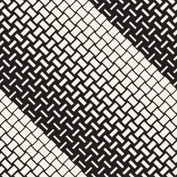 Vector Seamless Geometric Pattern. Halftone gradient color transition. Wove.. Stockillustratie