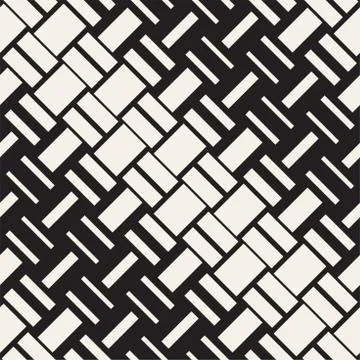 Vector Seamless Geometric Pattern. Halftone gradient color transition. Wove.. Stock Illustration