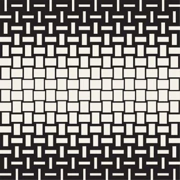 Vector Seamless Geometric Pattern. Halftone gradient color transition. Wove.. 스톡 일러스트