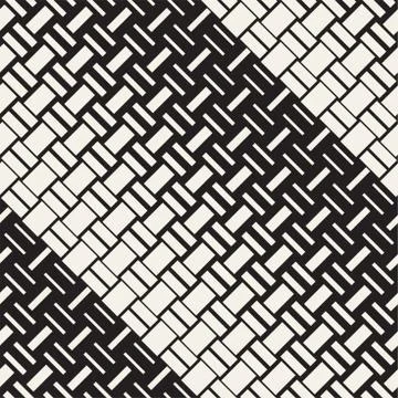 Vector Seamless Geometric Pattern. Halftone gradient color transition. Wove.. Illustrazione stock