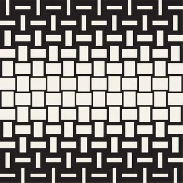 Vector Seamless Geometric Pattern. Halftone gradient color transition. Wove.. 스톡 일러스트
