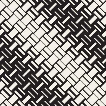 Vector Seamless Geometric Pattern. Halftone gradient color transition. Wove.. イラスト素材