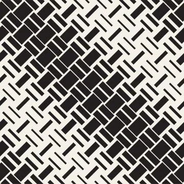 Vector Seamless Geometric Pattern. Halftone gradient color transition. Wove.. イラスト素材