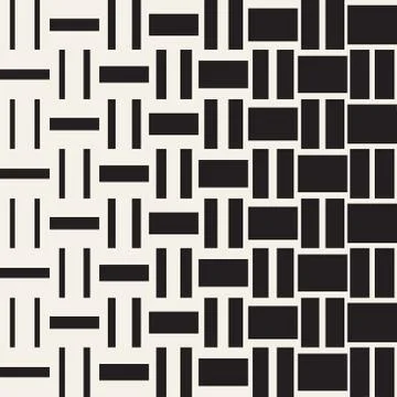 Vector Seamless Geometric Pattern. Halftone gradient color transition. Wove.. Illustrazione stock