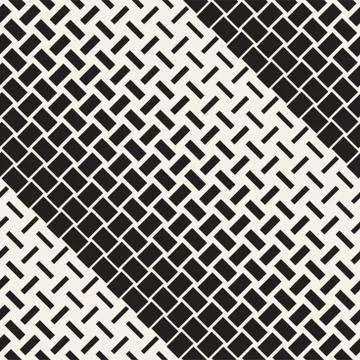 Vector Seamless Geometric Pattern. Halftone gradient color transition. Wove.. Stockillustratie