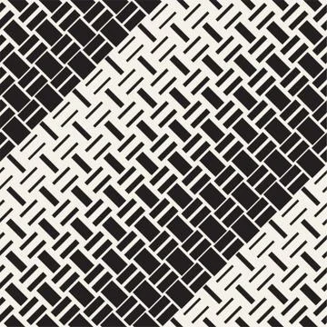 Vector Seamless Geometric Pattern. Halftone gradient color transition. Wove.. Stockillustratie