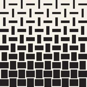 Vector Seamless Geometric Pattern. Halftone gradient color transition. Wove.. Illustrazione stock
