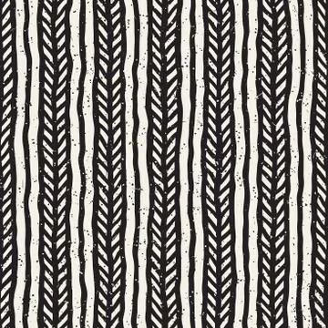 Vector seamless geometric pattern. Hand drawn abstract background. Doodle lines イラスト素材