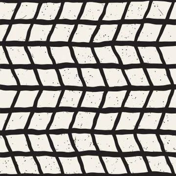 Vector seamless geometric pattern. Hand drawn abstract background. Doodle lines Stock Illustration