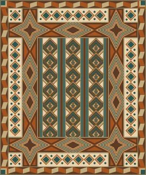 Vector seamless geometric pattern Stock Illustration