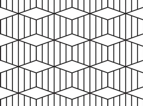 Vector seamless geometric pattern Stock Illustration