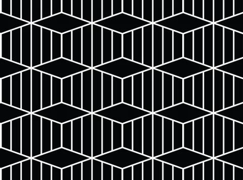 Vector seamless geometric pattern Stock Illustration
