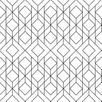 Vector seamless geometric pattern Stock Illustration