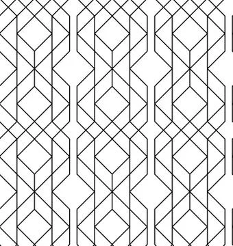 Vector seamless geometric pattern Stock Illustration