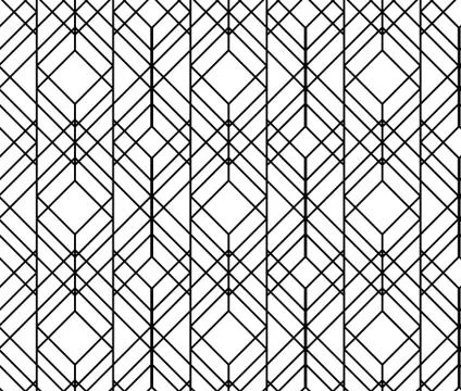 Vector seamless geometric pattern Stock Illustration