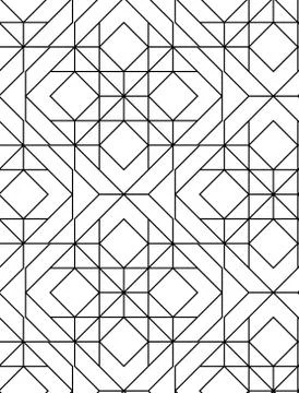Vector seamless geometric pattern Stock Illustration