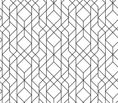 Vector seamless geometric pattern Stock Illustration