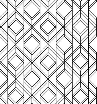 Vector seamless geometric pattern Stock Illustration