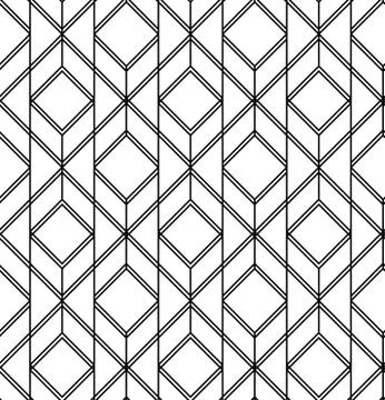 Vector seamless geometric pattern Stock Illustration