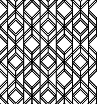 Vector seamless geometric pattern Stock Illustration
