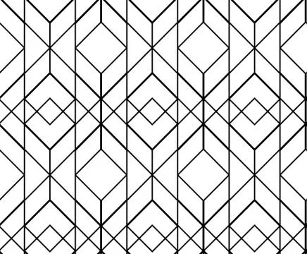 Vector seamless geometric pattern Stock Illustration