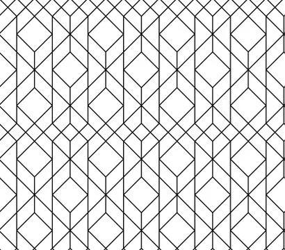 Vector seamless geometric pattern Stock Illustration