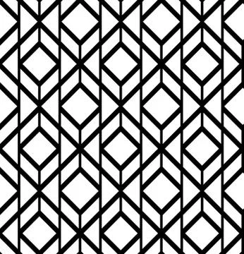 Vector seamless geometric pattern Stock Illustration