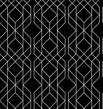 Vector seamless geometric pattern Stock Illustration