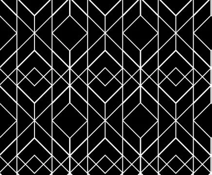 Vector seamless geometric pattern Stock Illustration